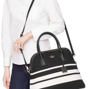 Kate Spade Cameron Street Striped Margot Satchel
